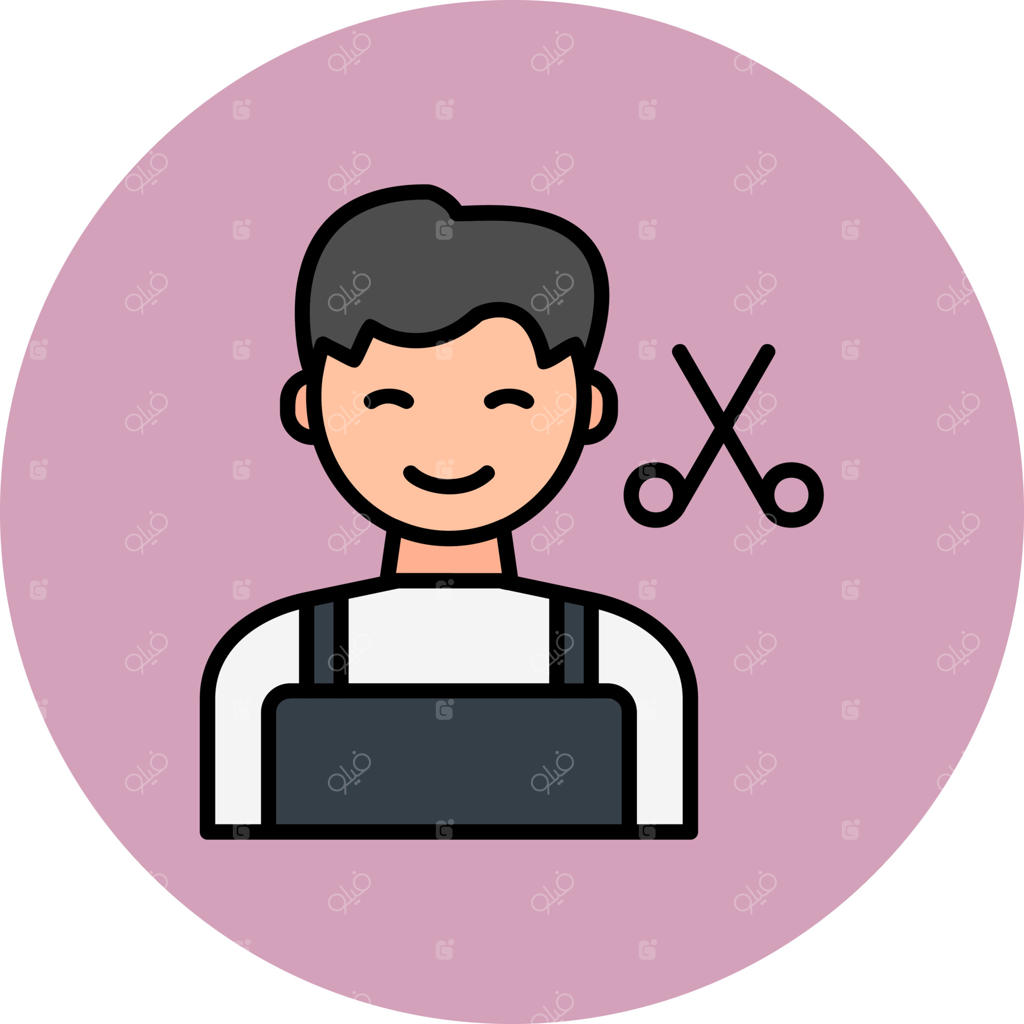 آیکون وکتور آرایشگر