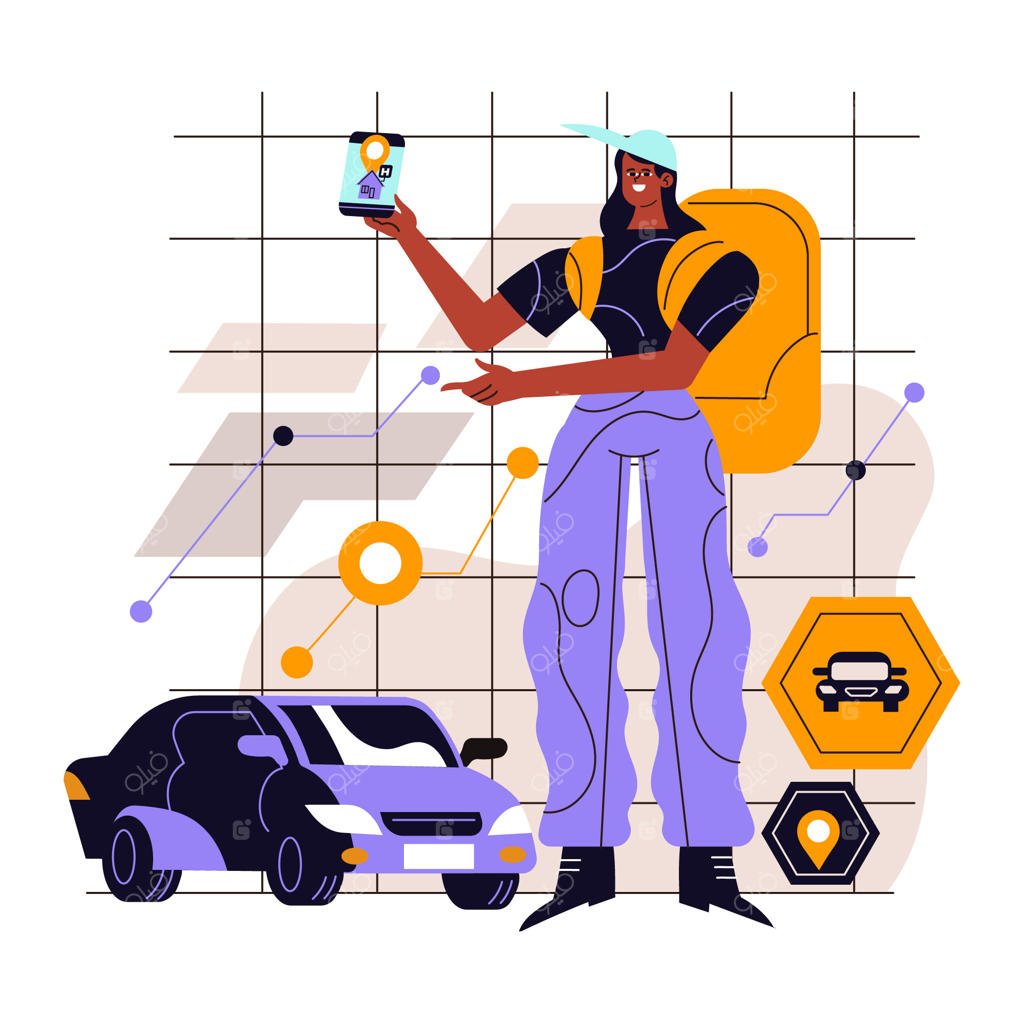 تصویرسازی محل اقامت و حمل‌ونقل