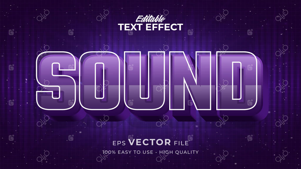 افکت متنی قابل ویرایش - سبک متن رترو و نوستالژیک