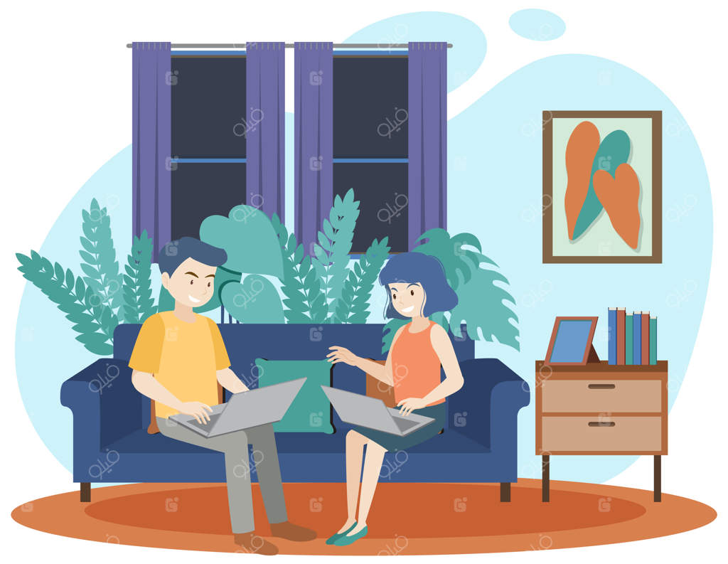 کار مرد و زن در خانه