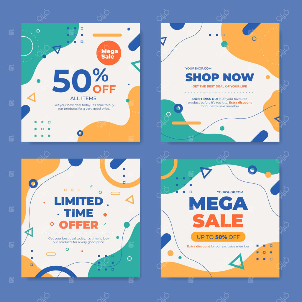 مجموعه پست‌های اینستاگرام برای فروش آپارتمان