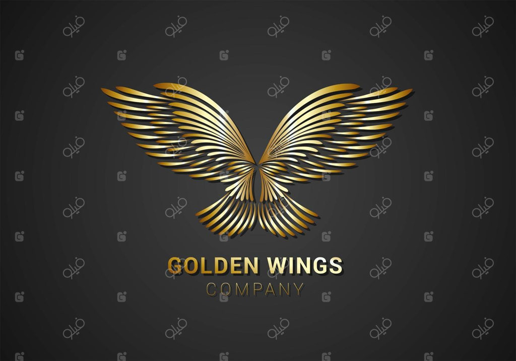 وکتور لوگوی بال‌های طلایی