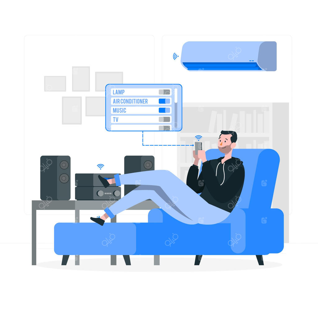 تصویرسازی مفهومی خانه هوشمند