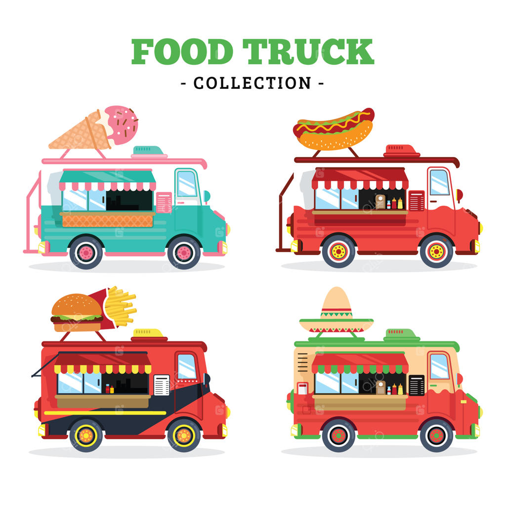 مجموعه‌ای از فود تراک‌ها به سبک تخت