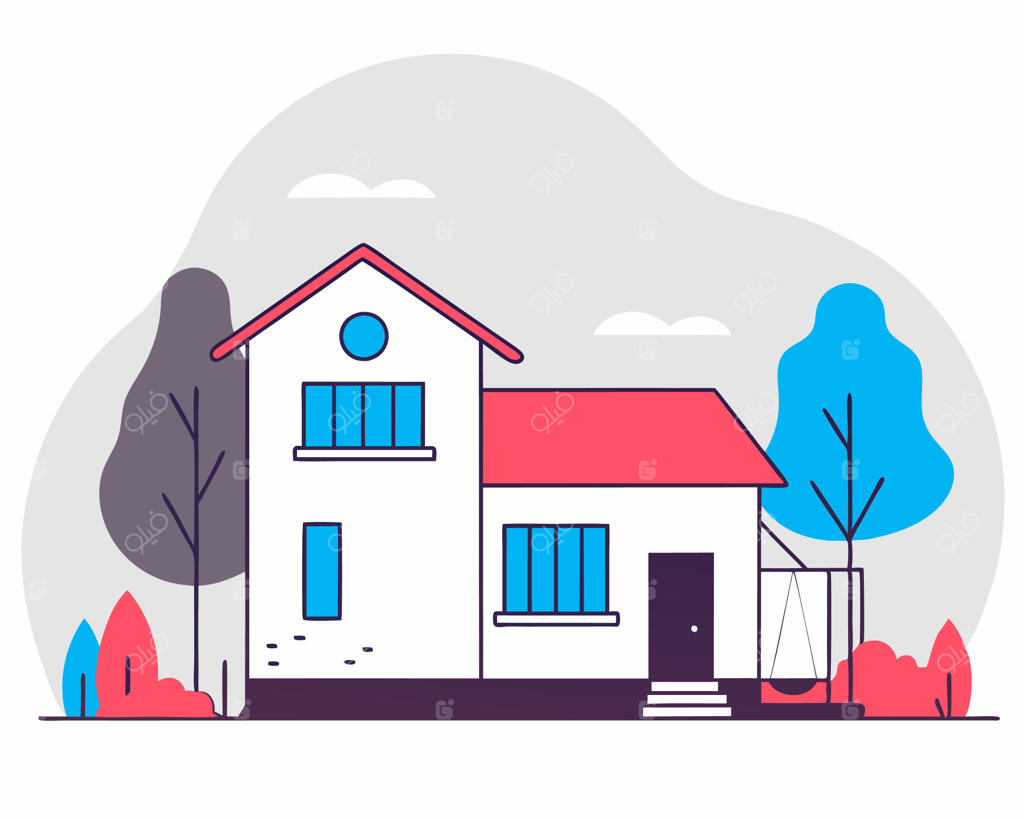 تصویرسازی خانه زیبا