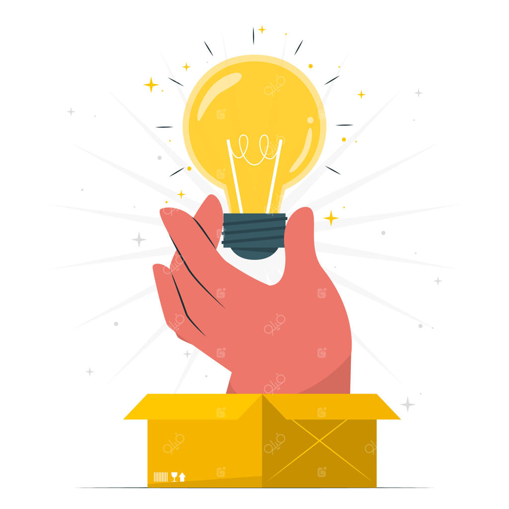 تصویرسازی مفهوم تفکر خارج از چارچوب