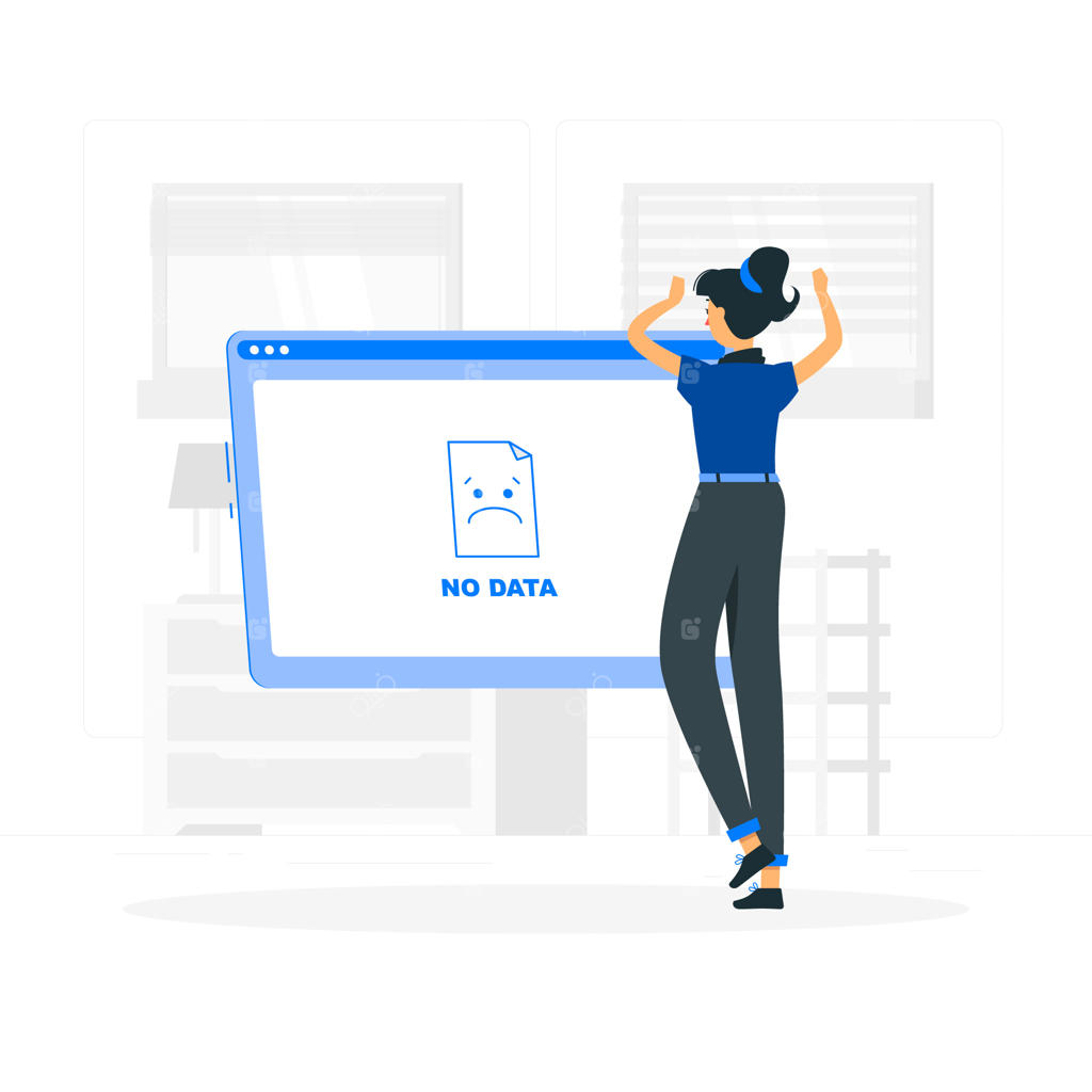 تصویری برای مفهوم بدون داده