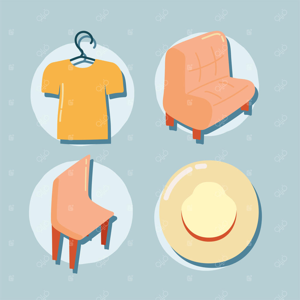 مجموعه آیکون‌های بازار دست‌دوم‌فروشی