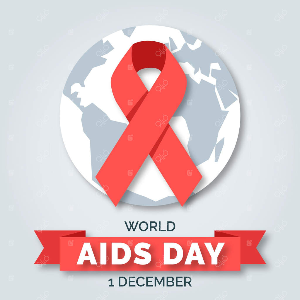 روبان قرمز برای مراسم روز جهانی ایدز