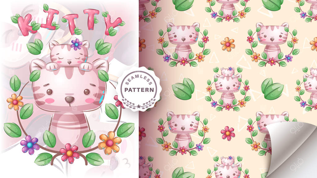 شخصیت کارتونی خانواده گربه‌های دوست‌داشتنی