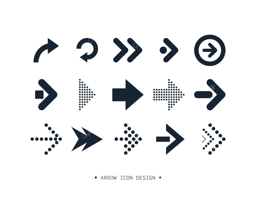 طراحی مجموعه آیکون فلش.