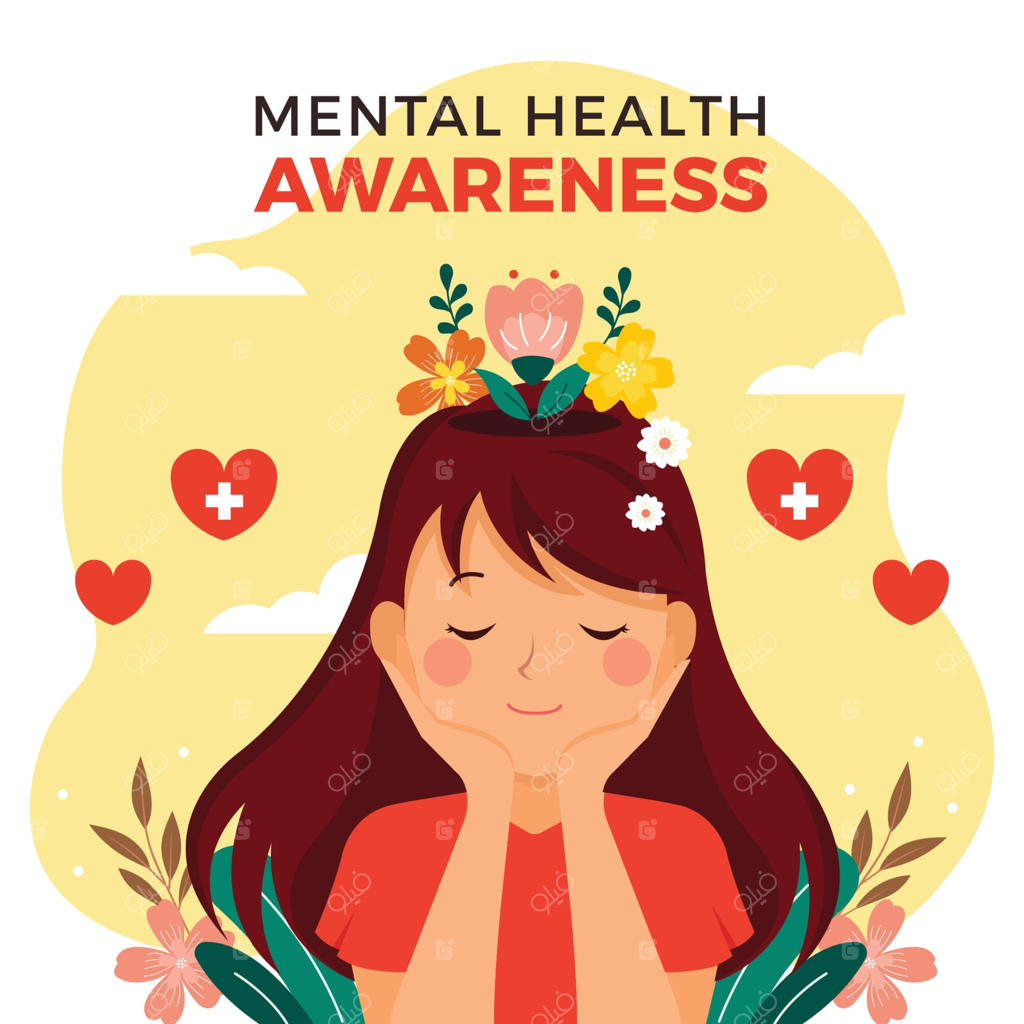 زنی در صلح با سلامت روان خود