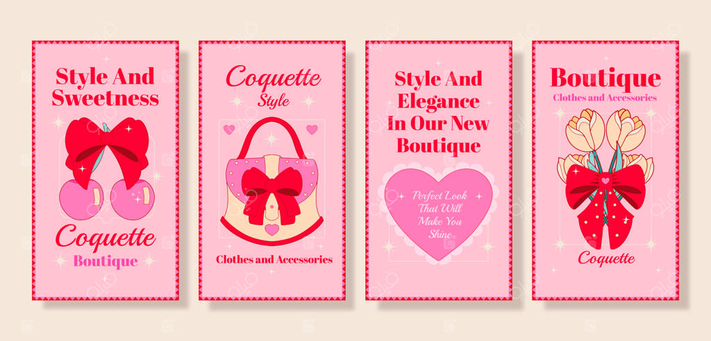 مجموعه استوری‌های اینستاگرام با طراحی دستی و دلبرانه