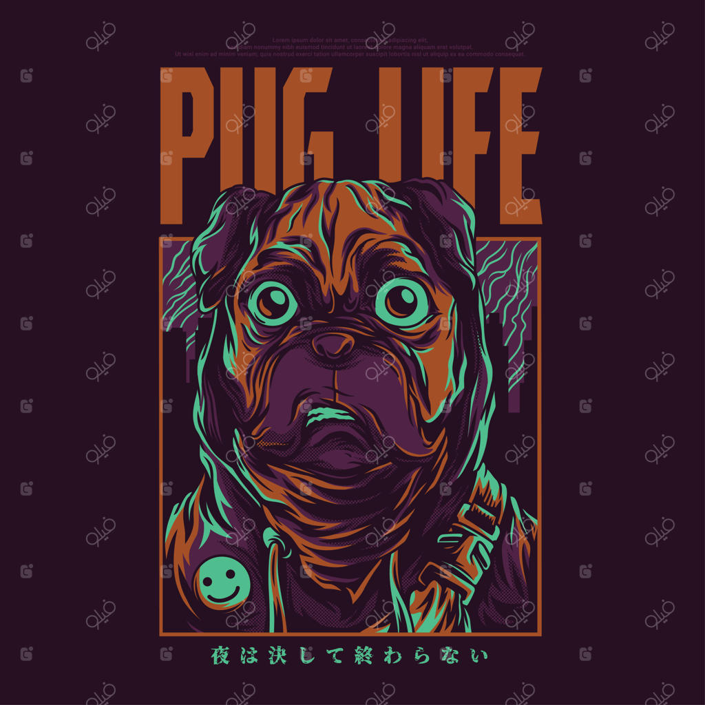 تصویرسازی زندگی پاگ