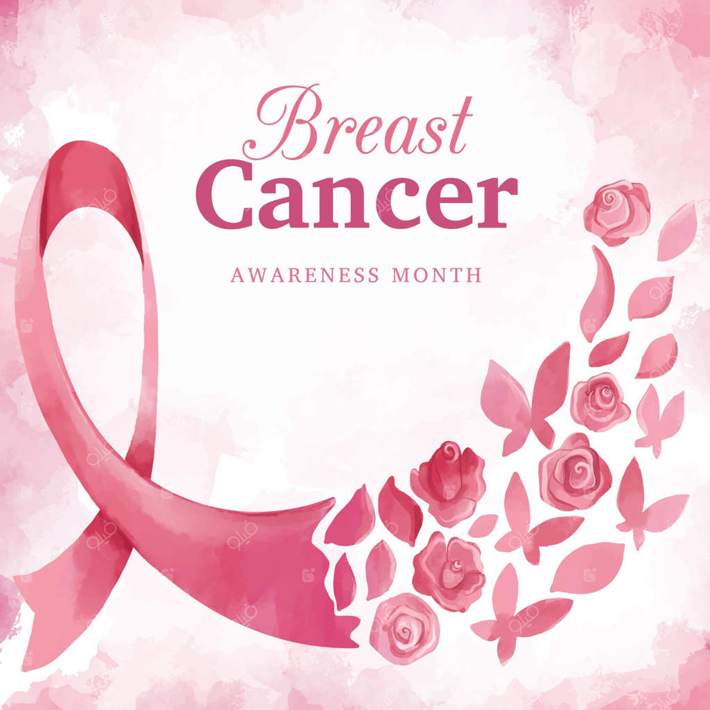 طرح مفهوم ماه آگاهی از سرطان سینه