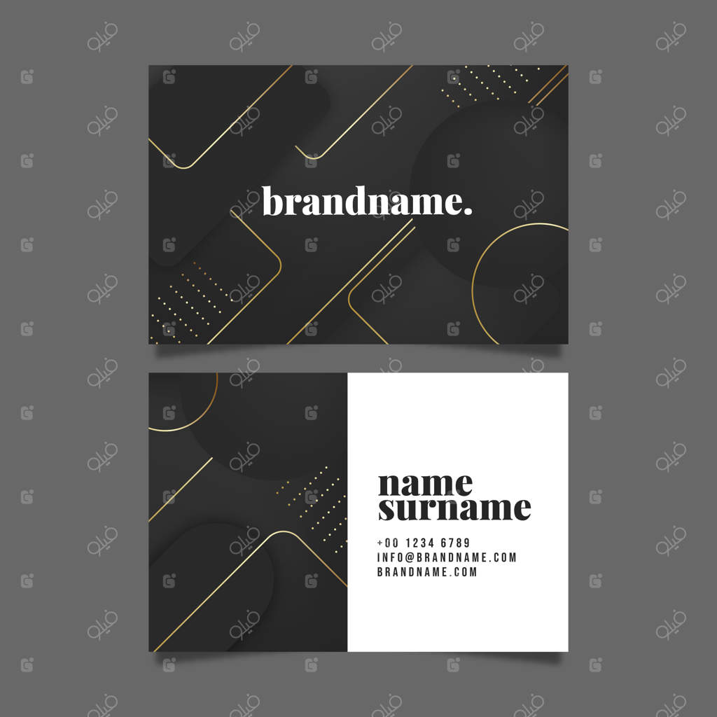 کارت ویزیت شیک و واقع‌گرایانه