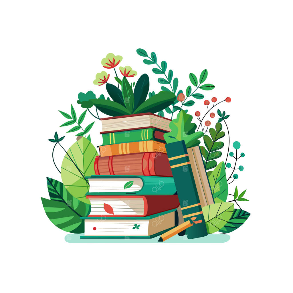 مفهوم تصویرسازی کتاب‌ها به صورت وکتور