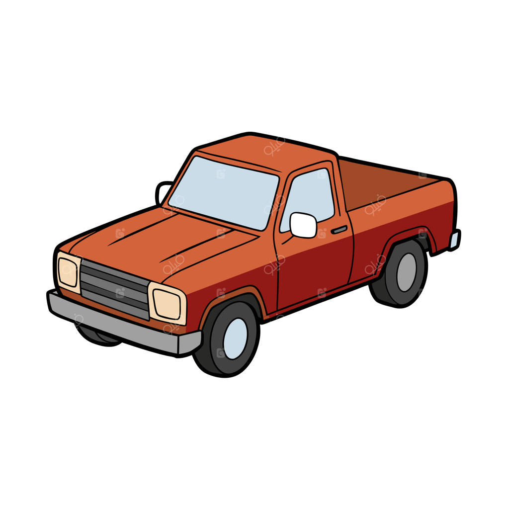 مفهوم تصویرسازی وکتور واقع‌گرایانه خودرو