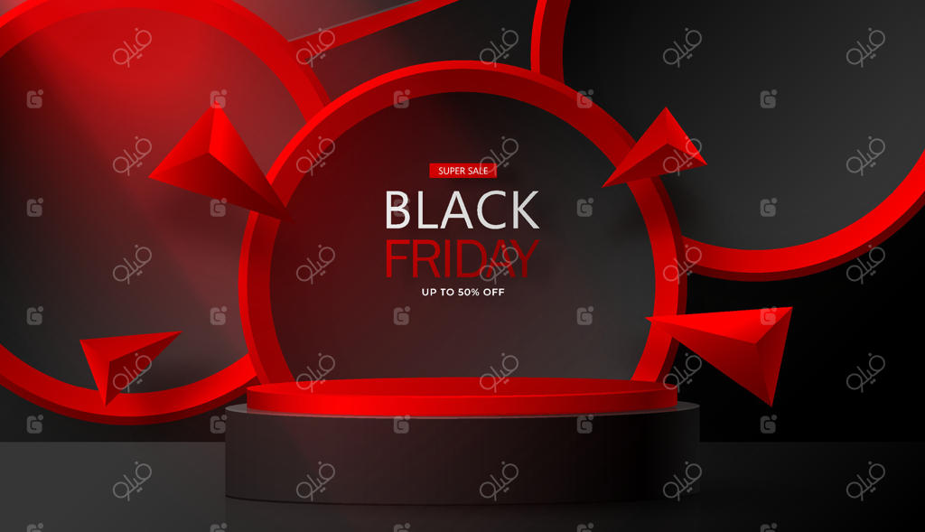 پیشنهادهای هیجان‌انگیز جمعه سیاه: تا ۵۰٪ تخفیف - وکتور حرفه‌ای