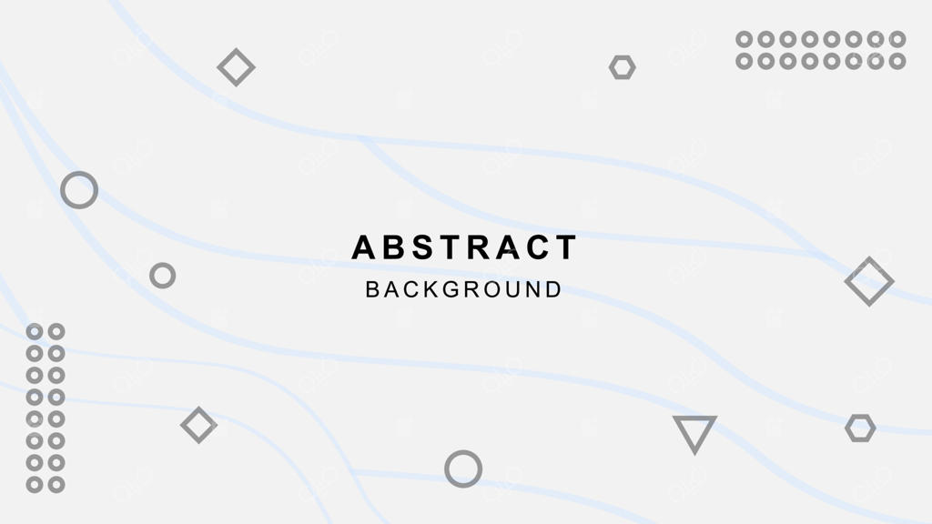 پس زمینه مدرن و انتزاعی سفید با عناصر هندسی - تصویر برداری، EPS 10