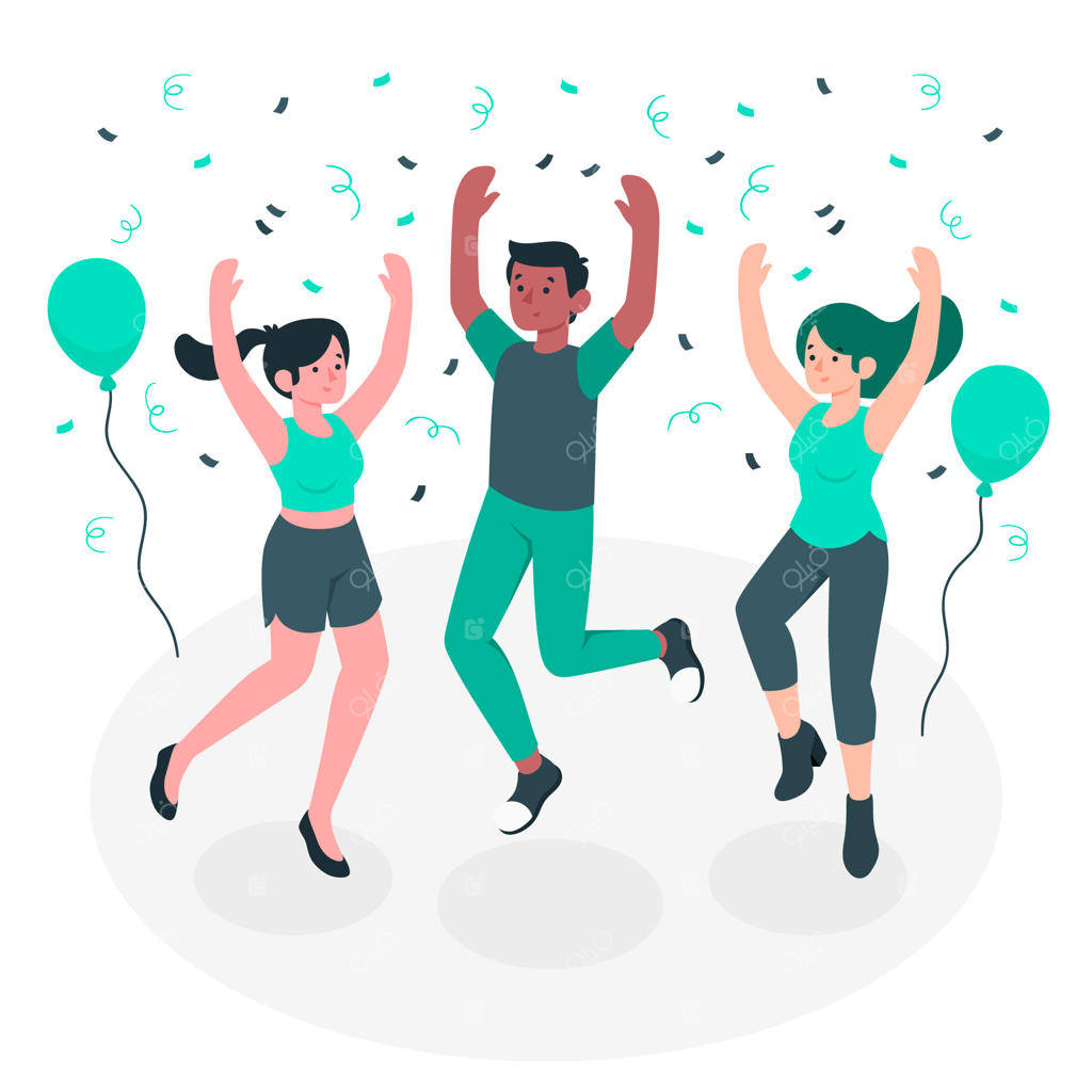 تصویرسازی مفهوم جشن