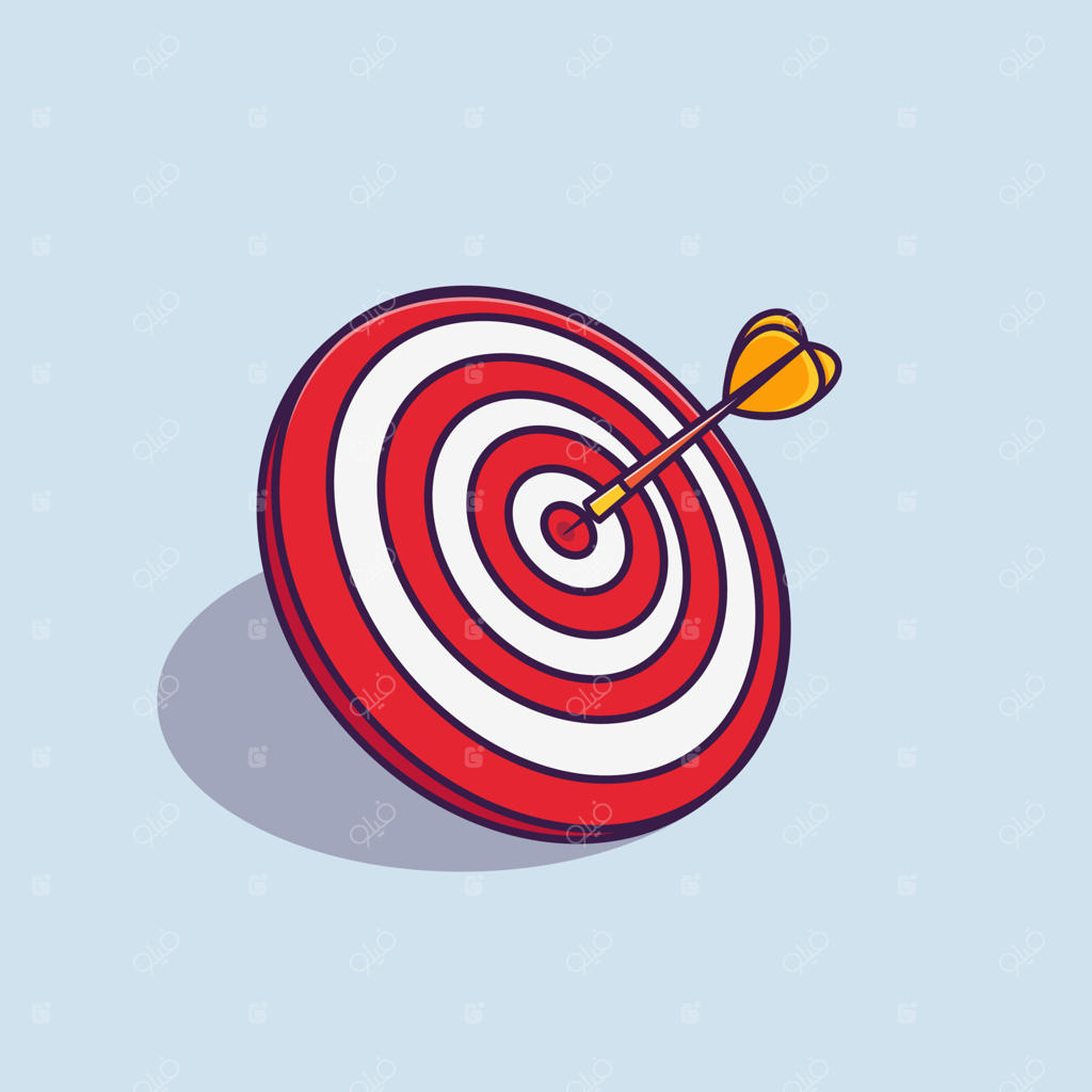 تصویرسازی وکتور آیکون کارتونی خال سیبل، شیء جدا شده