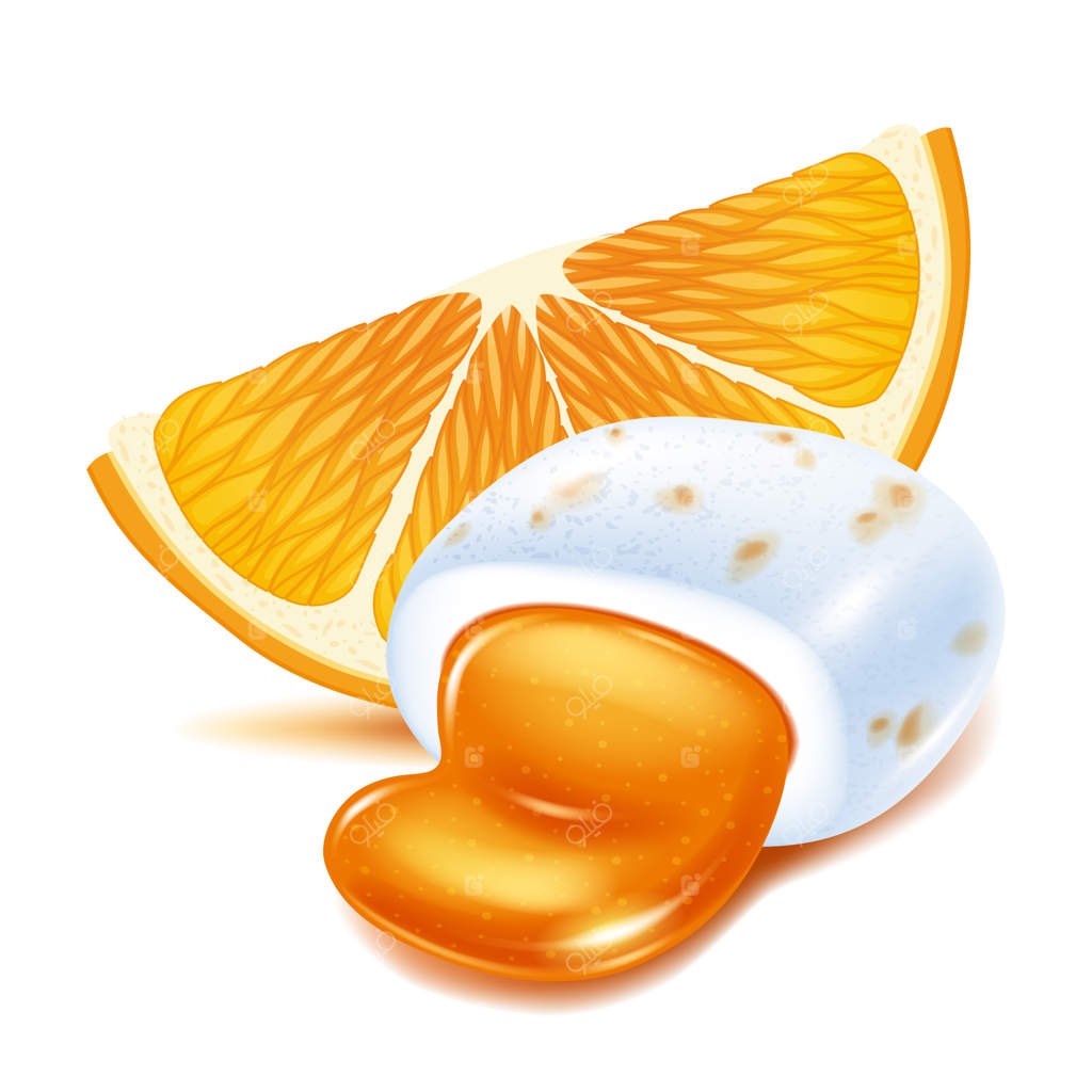 آدامس واقعی با مغز پر شده.