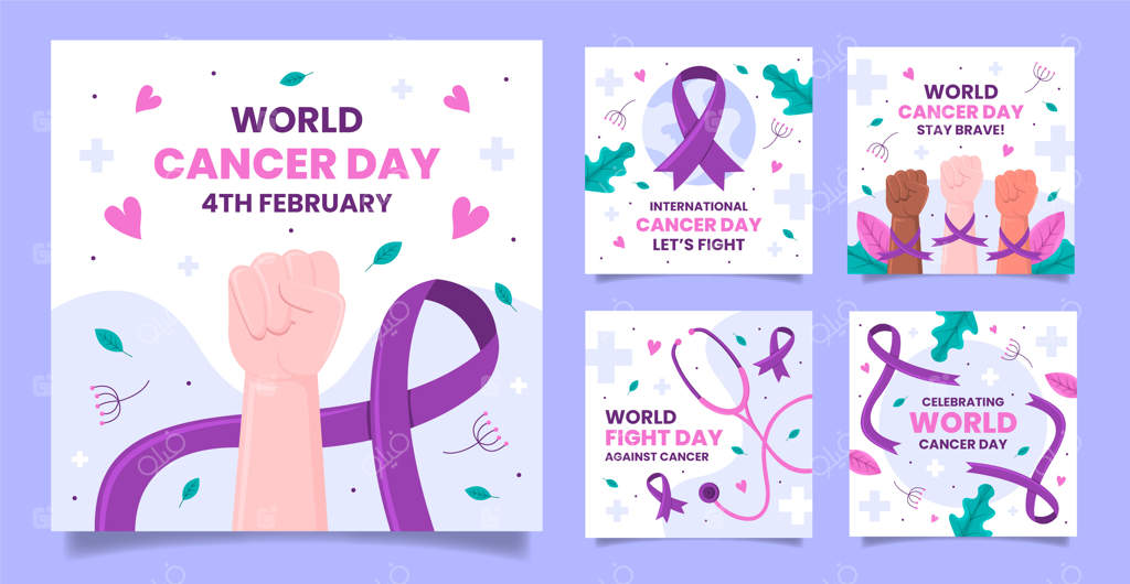 مجموعه پست‌های اینستاگرام برای روز جهانی سرطان