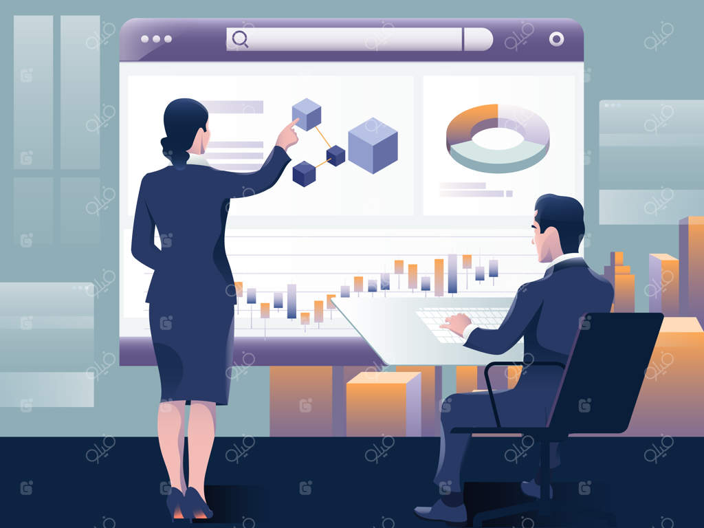 افراد داشبورد می‌سازند و با نمودارها تعامل می‌کنند