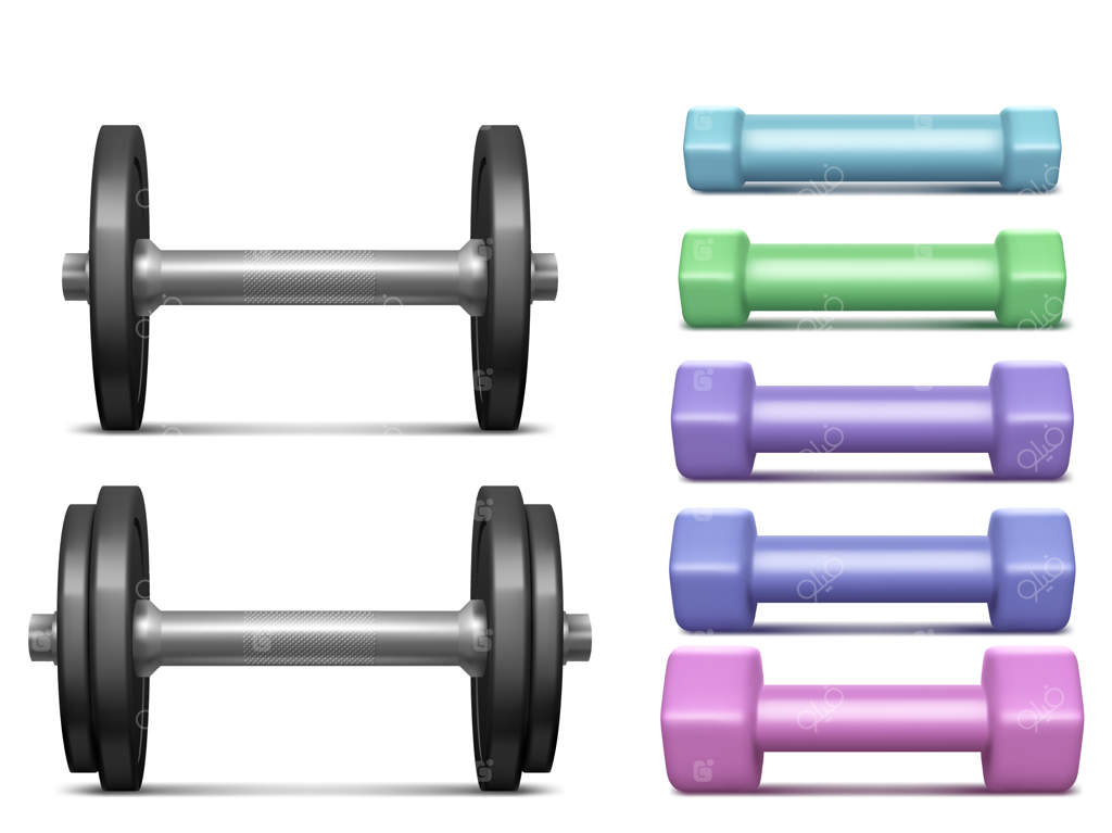 تجهیزات دمبل واقع‌گرایانه