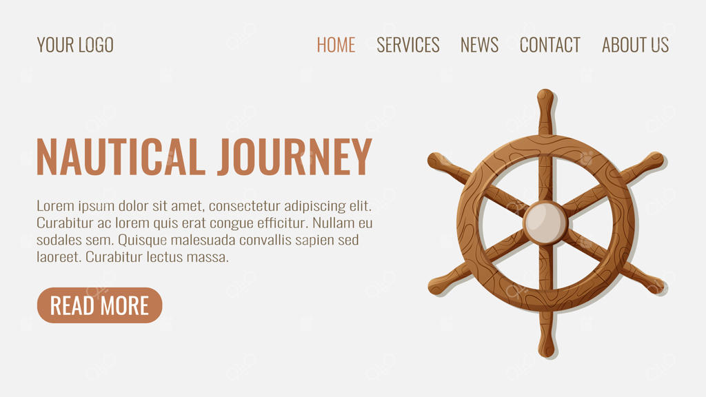 پترن وب برای طراحی فرمان کشتی به سبک دریانوردی