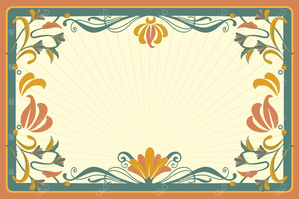 پس‌زمینه فلت به سبک آرت نوو