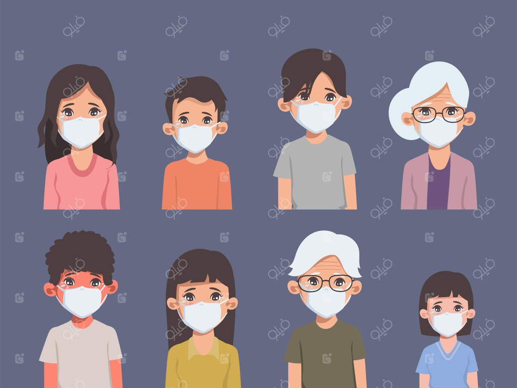 چهره‌های غمگین و اشک‌بار گروهی از افراد