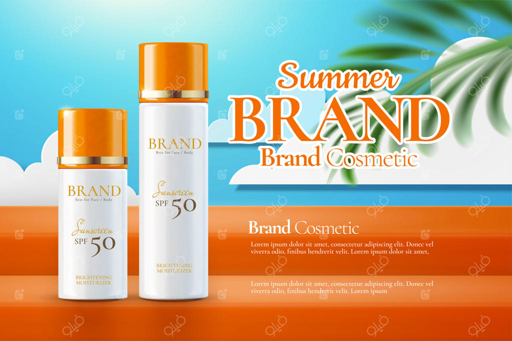 تبلیغات کرم ضد آفتاب تابستانی