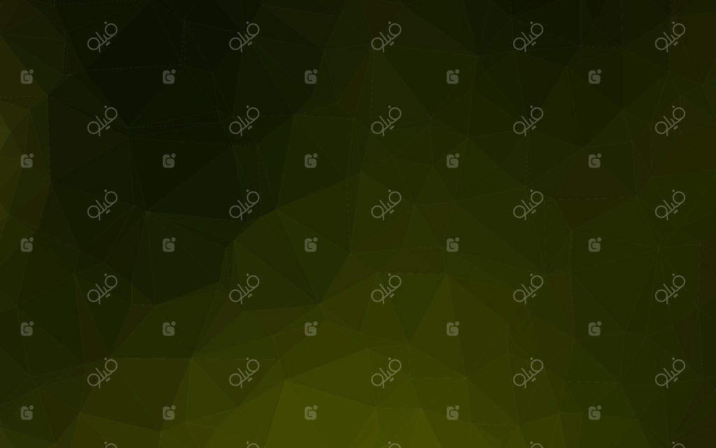 پس‌زمینه مثلثی درخشان به رنگ سبز تیره.