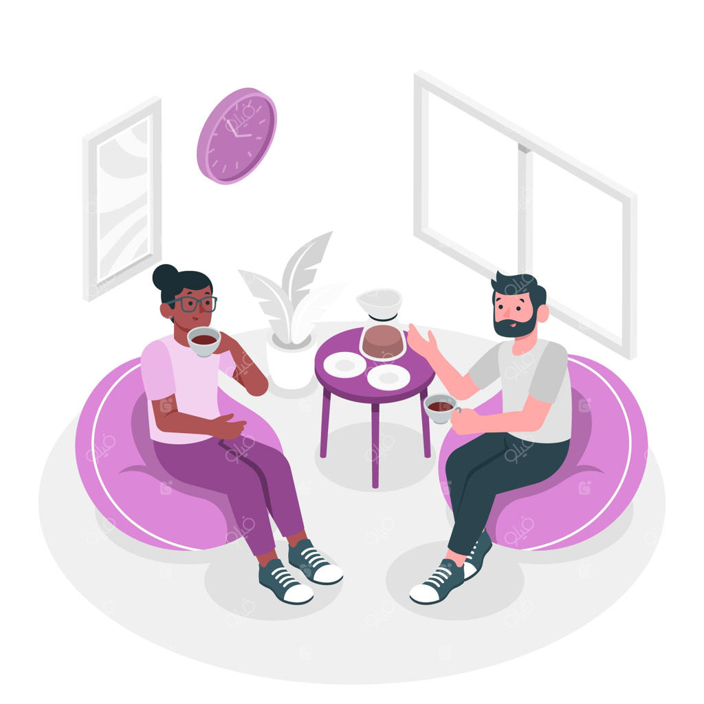 ایده‌ی استراحت با قهوه - تصویری از این مفهوم