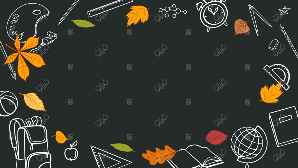 قاب برگ‌های پاییزی و لوازم‌التحریر دست‌ساز، تم بازگشت به مدرسه، پس‌زمینه تخته سیاه. ایده‌آل برای تبلیغات مدرسه، تبلیغات وب و سربرگ ایمیل.