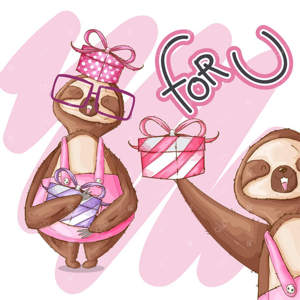 حیوان نقاشی شده با دست