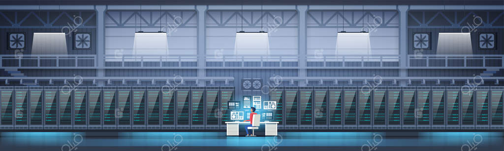 مرکز داده: نظارت بر سرورهای میزبانی و پایگاه‌داده‌ها