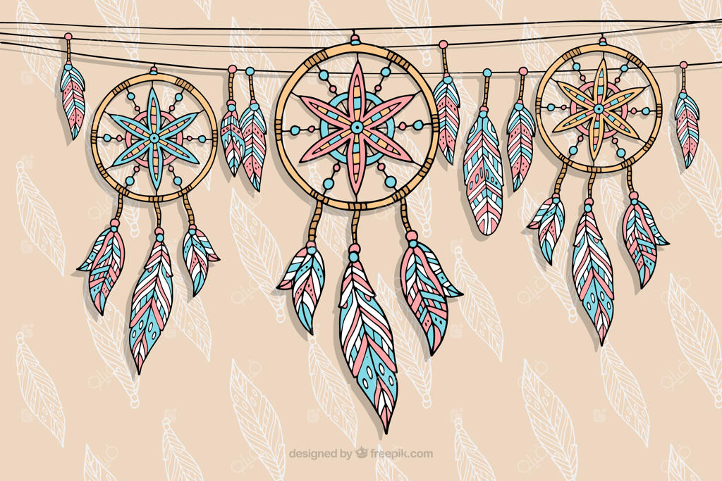 پس‌زمینه بوهو با المان‌های هیپی