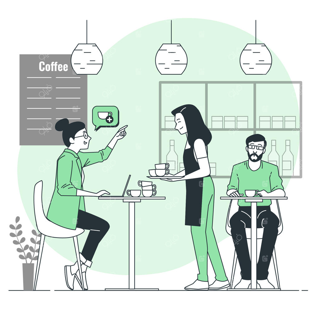 طرح مفهومی دیگر برای قهوه