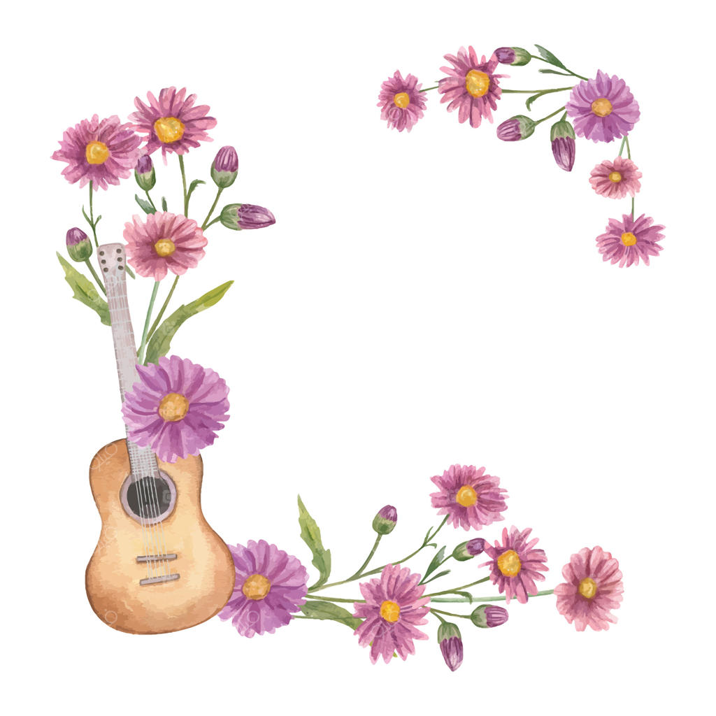 گیتار گل‌دار