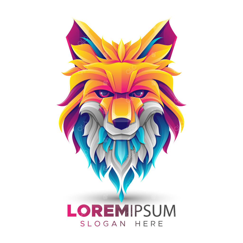 قالب لوگوی روباه