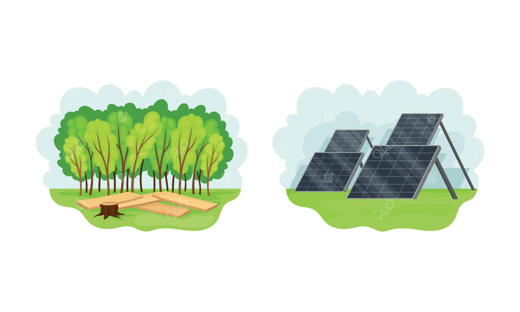 صفحات خورشیدی جهت تولید انرژی خورشیدی، مفهومی برای انرژی تجدیدپذیر سبز و محیط زیستی