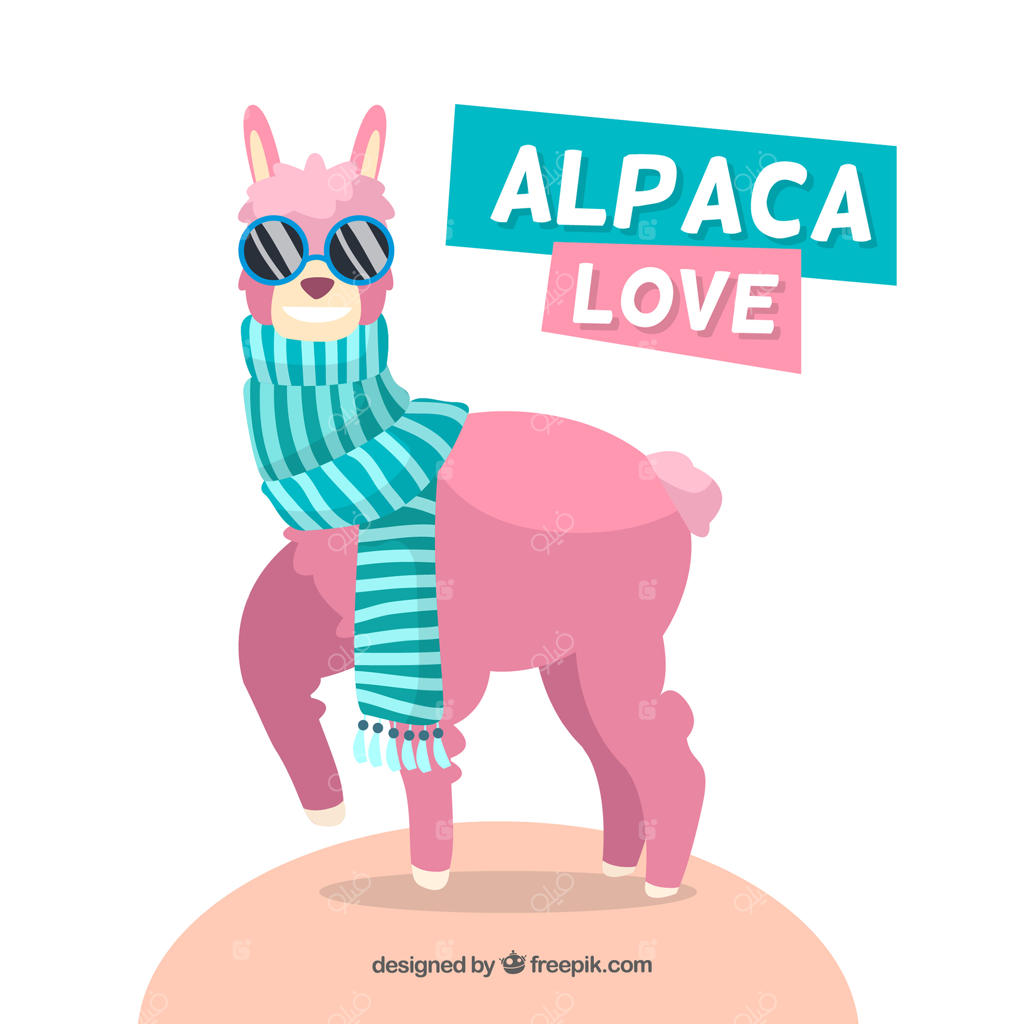 پس‌زمینه آلپاکای باحال