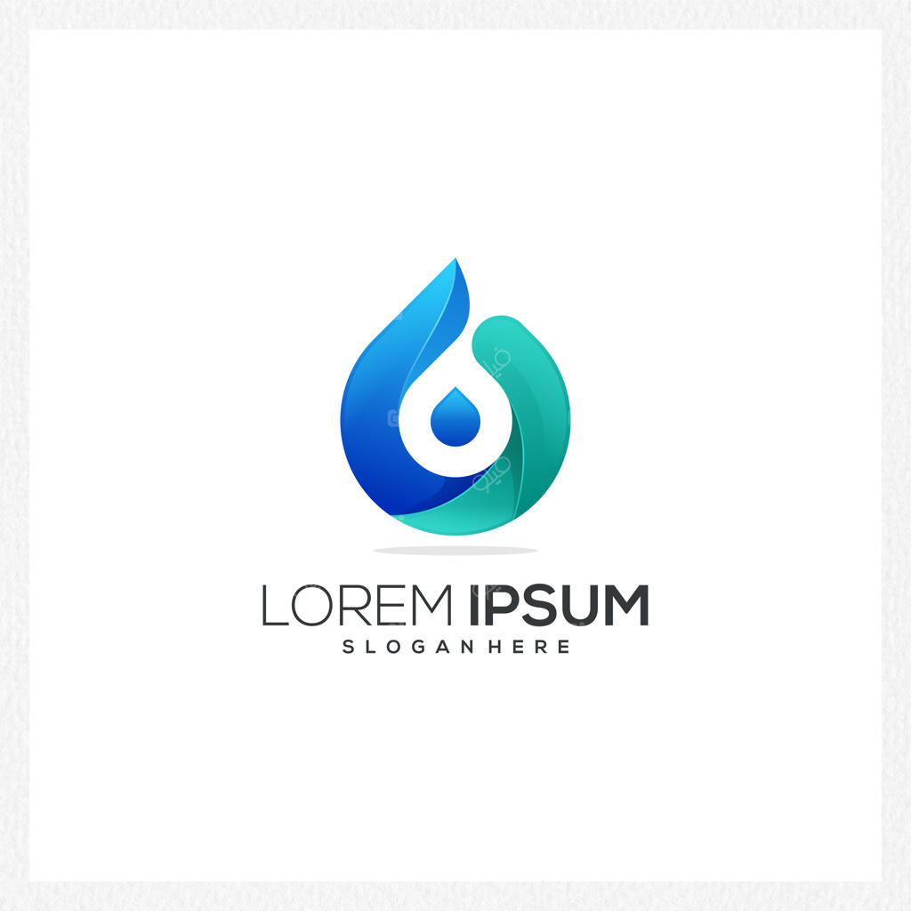 قالب لوگوی مدرن و انتزاعی برای هویت برند