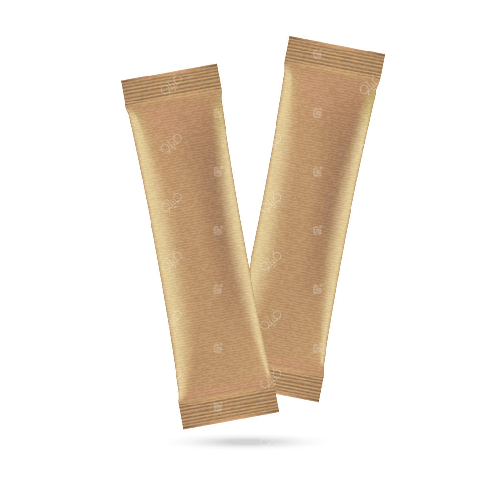 ماکت سه‌بعدی کیسه مات تک در زمینه سفید