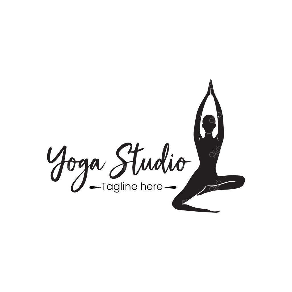 پترن طراحی لوگوی استودیو یوگا