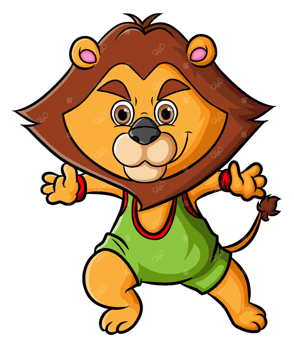 شیر به عنوان مبارز حرفه‌ای و کشتی‌گیر