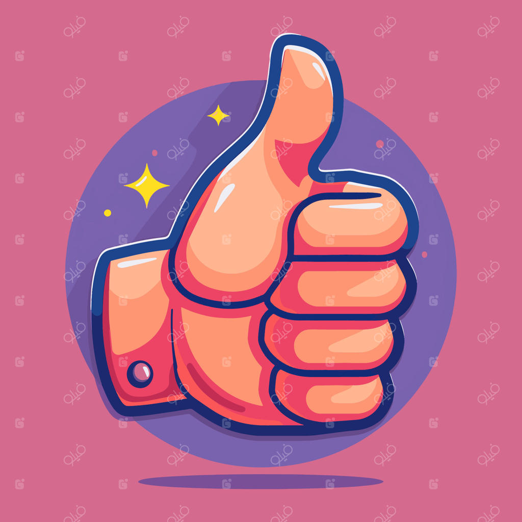 علامت شست رو به بالا یا آیکون لایک